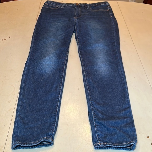 Madewell 9" Mid-Rise Skinny Dark Jeans in EUC - Size 30 - Picture 1 of 6